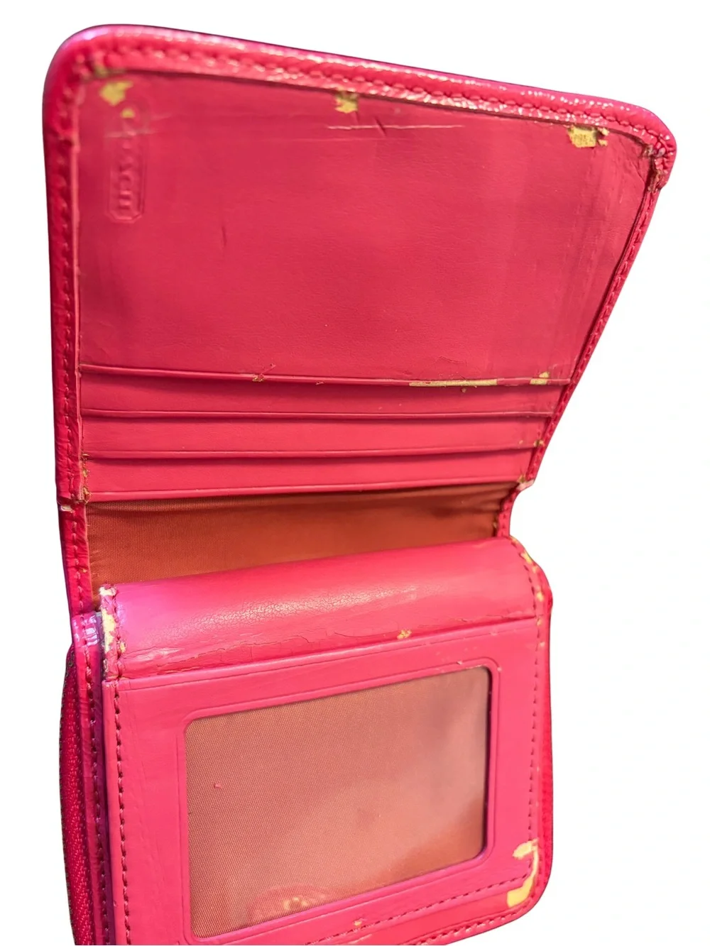 Coach Multicolor Signature Crossbody with Pink Strap with matching Wallet!!